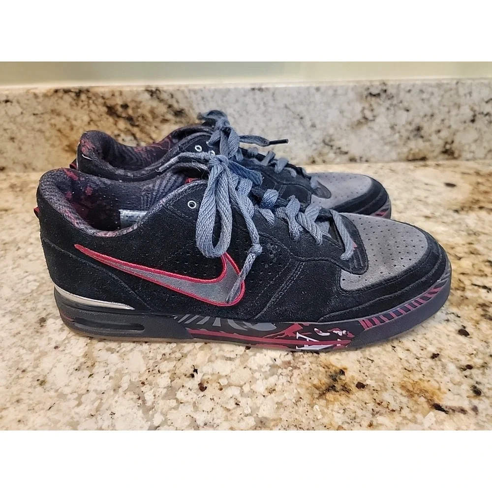 Nike Air Captivate 314336-002 Men's Skate SB Suede Leather Shoes US Size 12